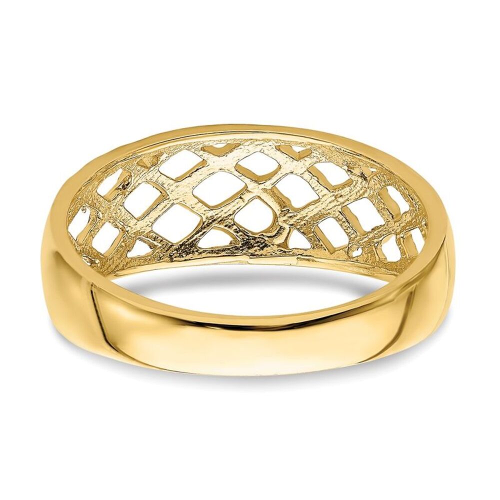 Kazi Luxury 14k Yellow Gold Solid D/C Woven Patte… - image 6